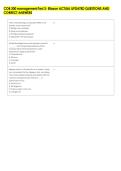 COB 300 management Test 2- Eliason ACTUAL UPDATED QUESTIONS AND &NewLine;CORRECT ANSWERS 
