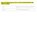 Eliason COB 300 Management Exam 2 ACTUAL UPDATED QUESTIONS AND &NewLine;CORRECT ANSWERS 