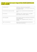 COB 300- management&comma; exam 2&comma; Pargas ACTUAL UPDATED QUESTIONS AND &NewLine;CORRECT ANSWERS