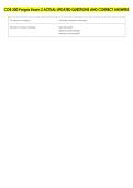 COB 300 Pargas Exam 2 ACTUAL UPDATED QUESTIONS AND CORRECT ANSWERS 