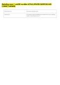 Marketing exam 1 cob300 mcmillen ACTUAL UPDATED QUESTIONS AND &NewLine;CORRECT ANSWERS