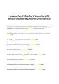 Louisiana Class D "Chauffeur's" License Test WITH &NewLine;CORRECT ANSWERS WELL VERIFIED LATEST EDITION &excl; 