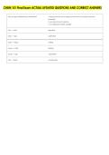 CHEM 151 Final Exam ACTUAL UPDATED QUESTIONS AND CORRECT ANSWERS 