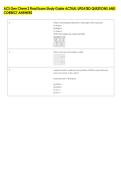 ACS Gen Chem 2 Final Exam Study Guide ACTUAL UPDATED QUESTIONS AND &NewLine;CORRECT ANSWERS 