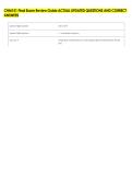 CHM151 Final Exam Review Guide ACTUAL UPDATED QUESTIONS AND CORRECT &NewLine;ANSWERS 