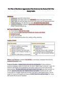 Civil War Study Guide