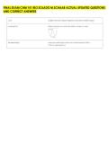FINAL EXAM CHM 151 RIO SOLADO M&period;SCHAAB ACTUAL UPDATED QUESTIONS &NewLine;AND CORRECT ANSWERS 