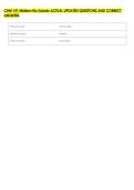 CHM 151 Midtern Rio Salado ACTUAL UPDATED QUESTIONS AND CORRECT &NewLine;ANSWERS 