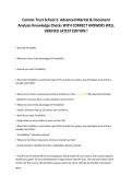 Cannon Trust School 2- Advanced Marital & Document &NewLine;Analysis Knowledge Checks WITH CORRECT ANSWERS WELL &NewLine;VERIFIED LATEST EDITION &excl;