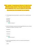 BICSI - Installer 1 Comprehensive Resource To Help You Ace &NewLine;2026-2027 Exams Includes Frequently Tested Questions &NewLine;With ELABORATED 100&percnt; Correct COMPLETE SOLUTIONS &NewLine;Guaranteed Pass First Attempt&excl;&excl; Current Update&excl;&excl; 