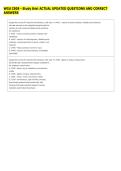 WGU C808 - Study this&excl; ACTUAL UPDATED QUESTIONS AND CORRECT &NewLine;ANSWERS 