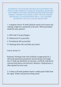 MATERNITY CJE EXAM 2026&sol;2027 PRACTICE QUESTIONS AND STUDY GUIDE COMPLETE ACCURATE EXAM REAL QUESTIONS AND CORRECT DETAILED ANSWERS WITH RATIONALES &lpar;100&percnt; CORRECT VERIFIED SOLUTIONS&rpar; LATEST UPDATED VERSION 2026 EDITION &vert;GUARANTEED SUCCESS A&plus; &vert;FULL REVISED M