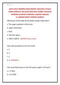 ACOLS MLD TRAINING EXAM NEWEST 2026&sol;2027 ACTUAL &NewLine;EXAM COMPLETE 100 QUESTIONS AND CORRECT DETAILED &NewLine;ANSWERS &lpar;VERIFIED ANSWERS&rpar; &vert;ALREADY GRADED &NewLine;A&plus;&vert;&vert;BRAND NEW&excl;&excl; VERIFIED EXAMS&excl;&excl;&excl;