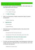 NSG 434 Exam 1 Practice Questions 2026&sol;2027 &vert; Verified Answers &vert; Latest Update &vert; Graded A&plus;