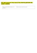 D072 WGU Assessment Study Guide ACTUAL UPDATED QUESTIONS AND &NewLine;CORRECT ANSWERS 