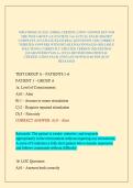 NIH STROKE SCALE &lpar;NIHSS&rpar; CERTIFICATION ANSWER KEY FOR THE TEST GROUP A-F &lpar;PATIENT 1-6&rpar; ACTUAL EXAM 2026&sol;2027 COMPLETE ACCURATE EXAM REAL QUESTIONS AND CORRECT VERIFIED ANSWERS WITH DETAILED RATIONALES &lpar;RELIABLE SOLUTIONS&rpar; CURRENTLY UPDATED VERSION 2026 ED