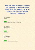 BIOS 256&sol; BIOS256 Exam 3&colon; Anatomy and Physiology IV with Lab &lpar;Latest 2026&sol; 2027 Updates STUDY BUNDLE WITH COMPLETE SOLUTIONS&rpar; &vert; Qs & As&vert; Grade A&vert; 100&percnt; Correct &lpar;Verified Answers&rpar;- Chamberlain