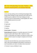 NSG 3113 Pathophysiology Final Exam Predictor &vert; Most &NewLine;Frequently Tested Questions with Detailed Rationales
