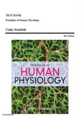 Test Bank &ndash; Principles of Human Physiology &lpar;6th Edition&rpar;&NewLine;Cindy L&period; Stanfield &vert; Complete Coverage &vert; Exam-Ready &vert; Rated A&plus;