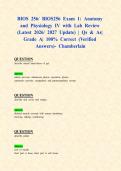 BIOS 256&sol; BIOS256 Exam 1&colon; Anatomy and Physiology IV with Lab Review &lpar;Latest 2026&sol; 2027 Update&rpar; &vert; Qs & As&vert; Grade A&vert; 100&percnt; Correct &lpar;Verified Answers&rpar;- Chamberlain