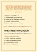 TCAR EXAM &sol;ACTUAL TRAUMA CARE AFTER RESUSCITATION &lpar;TCAR&rpar; FINAL EXAM 2026&sol;2027 PRACTICE QUESTIONS AND STUDY GUIDE ACCURATE EXAM COMPLETE REAL QUESTIONS AND CORRECT DETAILED SOLUTIONS WITH RATIONALES &lpar;100&percnt; CORRECT VERIFIED ANSWERS&rpar; CURRENTLY UPDATED VERSION
