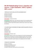 NR 283 Pathophysiology Exam 3 &vert; Questions and Answers &plus; Expert Rationales &vert; 2026&sol;27 Updates &vert; 100&percnt; correct