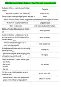 Ohio Stationary Steam Engineer Exam Test with Answers Rated A