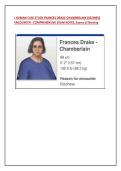 I HUMAN CASE STUDY FRANCES DRAKE-CHAMBERLAIN DIZZINESS &NewLine;ENCOUNTER - COMPREHENSIVE EXAM NOTES&comma; Exams of Nursing 