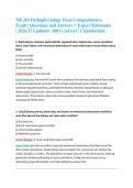 NR 283 Pathophysiology Final Comprehensive Exam &vert; Questions and Answers &plus; Expert Rationales &vert; 2026&sol;27 Updated &vert; 100&percnt; correct &vert; Chamberlain