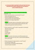 LA 4-50 SOLAR ENERGY EQUIPMENT INSTALLER PRACTICE EXAM &NewLine;QUESTIONS AND VERIFIED ANSWERS WITH RATIONALES &vert; &NewLine;LATEST VERSION 2026&sol;2027