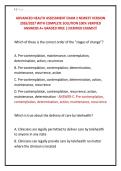 ADVANCED HEALTH ASSESSMENT EXAM 2 NEWEST VERSION &NewLine;2026&sol;2027 WITH COMPLETE SOLUTION 100&percnt; VERIFIED &NewLine;ANSWERS A&plus; GRADED FREE &vert;&vert;VERIFIED EXAMS&excl;&excl;&excl;
