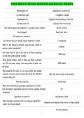 HVAC Electric Review Questions and Answers Rated A