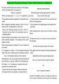 Hazmat Practice Exam Test with Answers Rated A