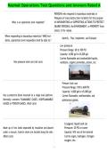 Hazmat Operations Test Questions and Answers Rated A