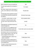 Hazmat Exam Test Questions and Answers Rated A