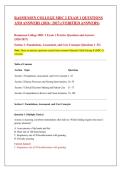 Rasmussen College MDC 2 Exam 1 Questions and Answers &lpar;2026 &sol; 2027&rpar; &lpar;Verified Answers&rpar;