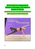 Fundamentals of Anatomy & Physiology 11th Edition by Frederic H&period; Martini Test Bank &vert; Chapters 1&ndash;29