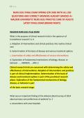 NURS 6531 FINAL EXAM SPRING QTR 2026 WITH ALL 250 &NewLine;QUESTIONS AND CORRECT ANSWERS ALREADY GRADED A&plus; &NewLine;WALDEN UNIVERSITY&sol; NURS 6531 PRACTICE CARE OF ADULTS &NewLine;LATEST FINAL EXAM &lpar;BRAND NEW&excl;&excl;&rpar;