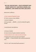 NSG 3160 &sol; NSG3160 EXAM 2 &ndash; HEALTH ASSESSMENT EXAM &NewLine;ALREADY VERIFIED TEST &vert; QUESTIONS & ANSWERS&comma; WELL &NewLine;ELABORATED &vert; 100&percnt; VERIFIED SOLUTIONS &vert;2026 LATEST&excl;&excl; 