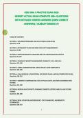 CEBS GBA 1 PRACTICE EXAM 2026&NewLine;NEWEST ACTUAL EXAM COMPLETE 400&plus; QUESTIONS&NewLine;WITH DETAILED VERIFIED ANSWERS &lpar;100&percnt; CORRECT ANSWERS&rpar; &sol; ALREADY GRADED A&plus;&NewLine;