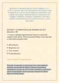 BSN HESI 315 PHARMACOLOGY EXAM VERSION 1 &lpar;V1&rpar; ACTUAL 2026&sol;2027 PRACTICE QUESTIONS AND STUDY GUIDE COMPLETE ACCURATE EXAM APPROVED QUESTIONS AND CORRECT DETAILED ANSWERS WITH RATIONALES &lpar;100&percnt; CORRECT VERIFIED ANSWERS&rpar; CURRENTLY UPDATED VERSION 2026 EDITION