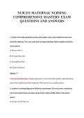 NUR 231 EXAM Bundle &vert; 2027 Update with complete solutions&period;