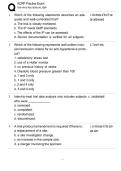 ACRP Practice Exam 2025 &vert; Latest Complete Questions and Verified Solutions &vert; Comprehensive Study Guide