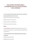 NUR 230 EXAM Bundle &vert; 2027 Update with complete solutions&period;