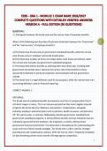 CEBS - GBA 1 - MODULE 1 EXAM BANK 2026&sol;2027&NewLine;COMPLETE QUESTIONS WITH DETAILED VERIFIED ANSWERS&NewLine;VERSION A - FULL EDITION &lpar;50 QUESTIONS&rpar;&NewLine;