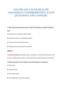 NSG 500 EXAM Bundle &vert; 2027 Update with complete solutions&period;