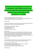 BSN 225 HESI Fundamentals of Nursing Exam V1 Nightingale College Official Practice Exam Actual Exam 2026&sol;2027 with Detailed Rationales &vert; Complete Exam-Style Questions &vert; Pass Guaranteed &ndash; A&plus; Graded&NewLine;&NewLine;