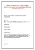 OSHA 503 GENERAL INDUSTRY OUTREACH &NewLine;TRAINER EXAMINATION COMPLETE QUESTIONS &NewLine;& DETAILED SOLUTIONS