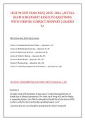 HESI PN EXIT EXAM NGN &vert; 2025&ndash;2026 &vert; ACTUAL &NewLine;EXAM SCREENSHOT BASED 250 QUESTIONS &NewLine;WITH VERIFIED CORRECT ANSWERS &vert; GRADED &NewLine;A&plus; 