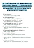 AQA GCSE BIOLOGY &lpar;FOUNDATION TIER&rpar; &lowbar; COMBINED PAPERS & MARK SCHEMES ACTUAL EXAM PAPER 2026 QUESTIONS&period;pdf&NewLine;&NewLine;